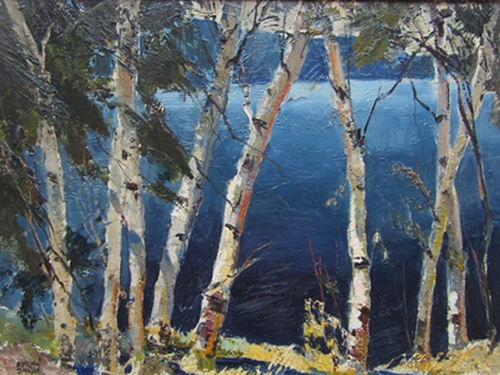Mid-Summer Birches | Adrian Dingle