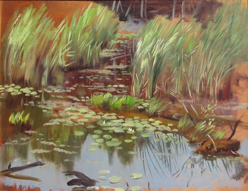 Reflections in a Pond | Kenneth Forbes